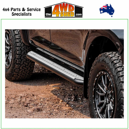 Roader Side Step Mazda BT50 7/2020-On & Isuzu DMAX 11/2023-On - Grey