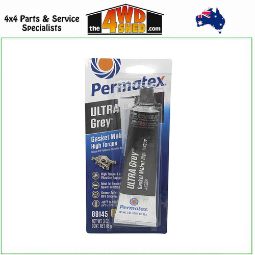 Permatex Ultra Grey Rigid High Torque RTV Silicone Gasket Maker 99g 