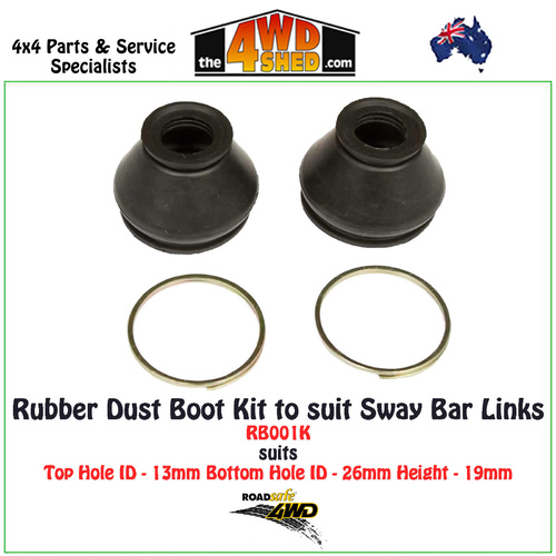 Rubber Dust Boot Kit to suit Sway Bar Links RB001K