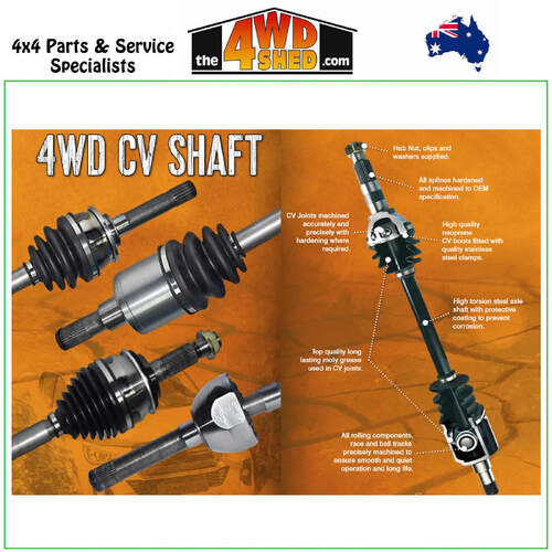 CV Shaft Assembly Nissan Navara D23 NP300 2015-4/2019