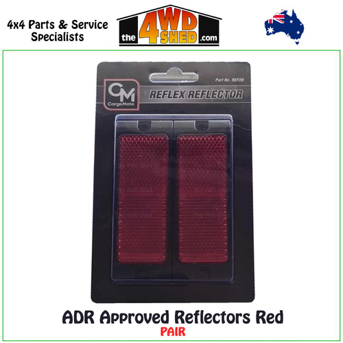 ADR Reflectors Red 65mm x 26mm