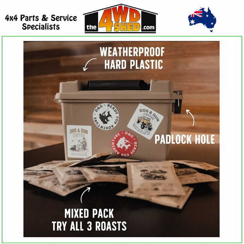 Reload Pack Mixed 48x Coffee Single Serve Pre-Loaded Drip Filters with Ammo Case