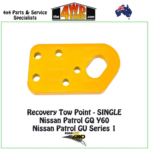 Recovery Tow Points SINGLE - Nissan Patrol GQ Y60 & GU Y61 Series 1