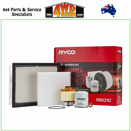 Ryco Complete Filter Service Kit Toyota Hilux Fortuner 2015-On
