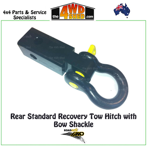 Rear Standard Recovery Tow Hitch with Bow Shackle
