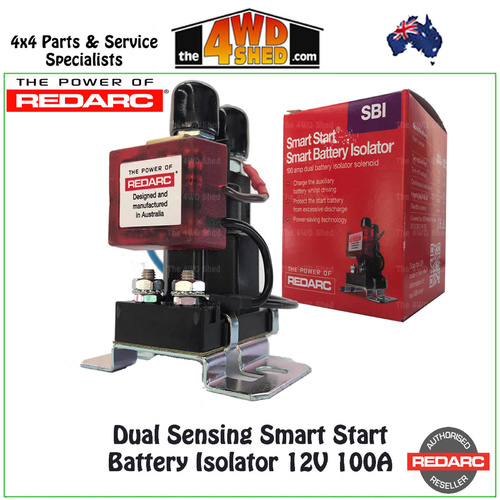 Dual Sensing Smart Start Battery Isolator 12V 100A