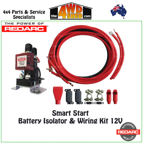 Smart Start Battery Isolator & Wiring Kit 12V