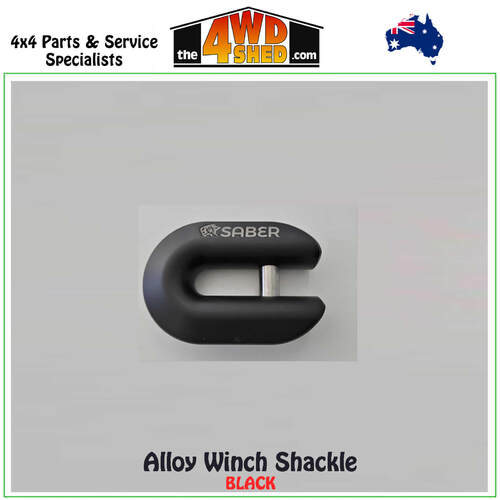 7075 Alloy Winch Shackle Cerakote Black