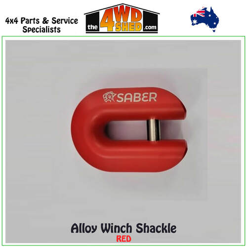 7075 Alloy Winch Shackle Cerakote Red