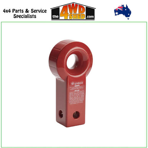 Aluminium Rear Recovery Hitch - Red Prismatic