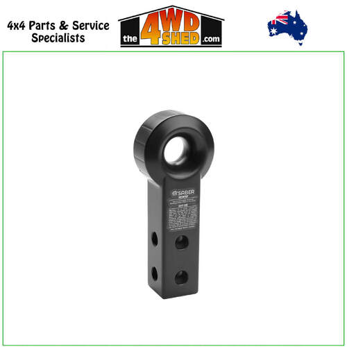 Aluminium Rear Extended Recovery Hitch - Black Cerakote