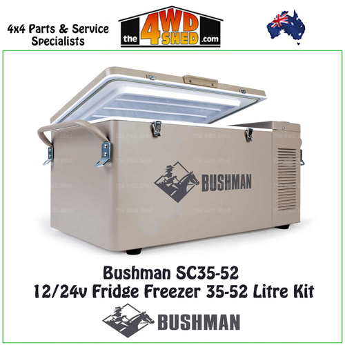 Bushman 12/24v Fridge Freezer 35-52 Litre Kit
