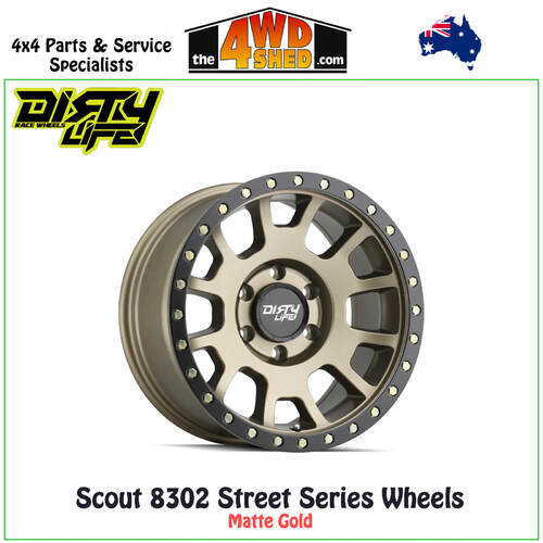 Scout 8302 Street Series - Matte Gold with Black Lip