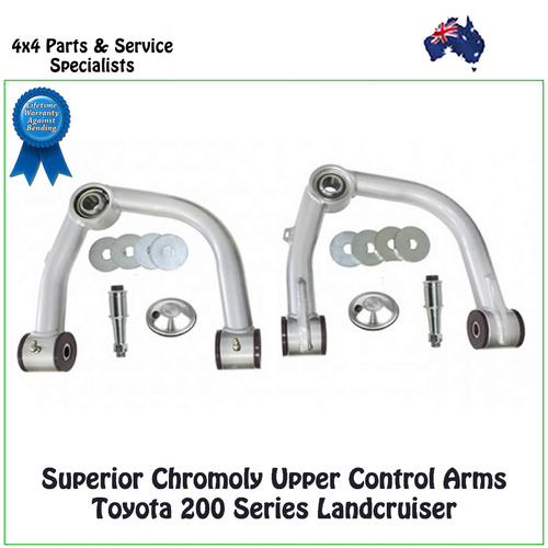 Chromoly Upper Control Arms Toyota Landcruiser 200 Series