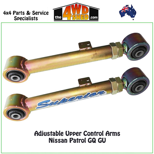 Adjustable Upper Control Arms Nissan Patrol GQ GU