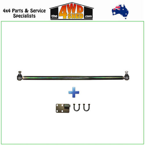 Superior Comp Spec Solid Bar Drag Link Nissan Patrol MK MQ GQ Leaf Front Adjustable (Crossover Style)