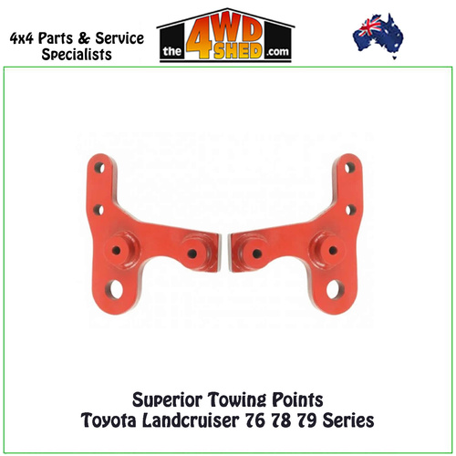 Superior Towing Points Toyota Landcruiser 76 78 79 Series