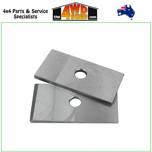 1 Degree Castor Wedges 70mm Wide - PAIR