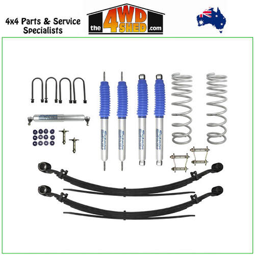 Superior Nitro Gas Twin Tube 2 Inch 50mm Suspension Lift Kit Toyota 78 79 Series Landcruiser V8