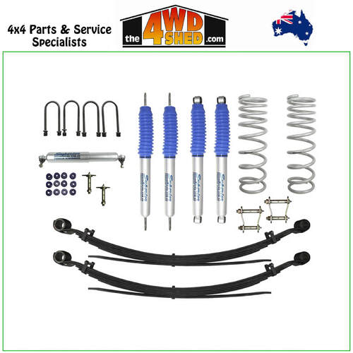 Superior Nitro Gas Twin Tube 2 Inch 50mm Suspension Lift Kit Toyota 76 Series Landcruiser