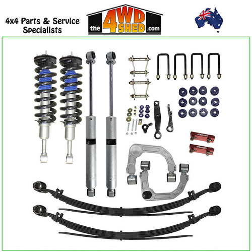 Superior Nitro Gas Twin Tube 3 Inch 75mm Suspension Lift Kit Toyota Hilux N70 2005-2015