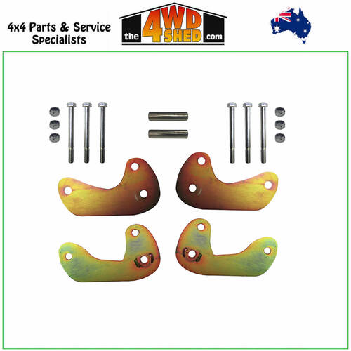 Superior 5 Degree Castor Correction Plates Toyota Landcruiser 80 105 Series (Kit)