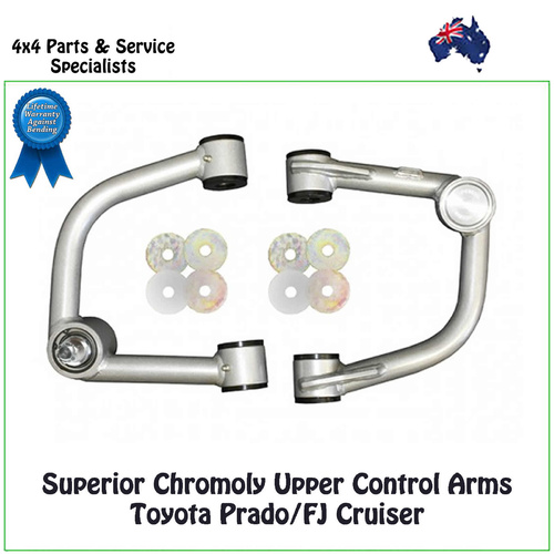 Chromoly Upper Control Arms Toyota Prado FJ Cruiser