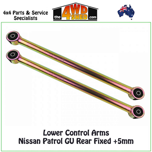 Lower Control Arms Nissan Patrol GU Rear Fixed +5mm