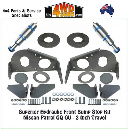 Superior Hydraulic Front Bump Stop Kit Nissan Patrol GQ GU