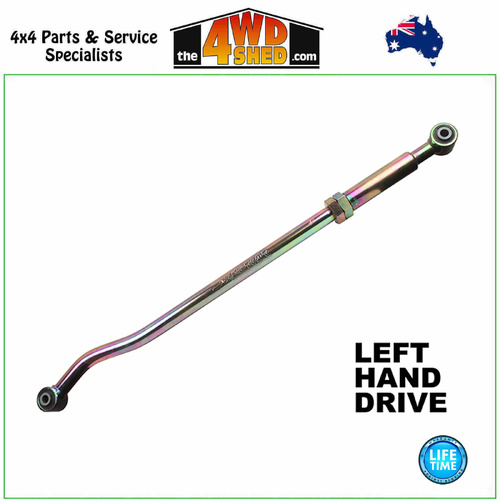 Superior Adjustable Panhard Rod Toyota Landcruiser 76 78 79 Series 6 Cyl - Front LEFT HAND DRIVE