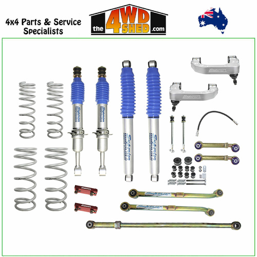 Superior Nitro Gas Twin Tube 4 Inch 100mm Suspension Lift Kit Toyota Prado 120 Series FJ Cruiser 