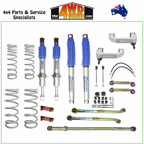Superior Nitro Gas Twin Tube 4 Inch 100mm Suspension Lift Kit Toyota Prado 150 Series 2010-2020