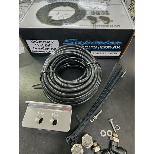 Superior Diff Breather 2 Port Kit - CLEARANCE