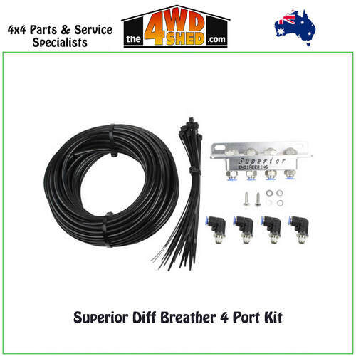 Superior Diff Breather 4 Port Kit