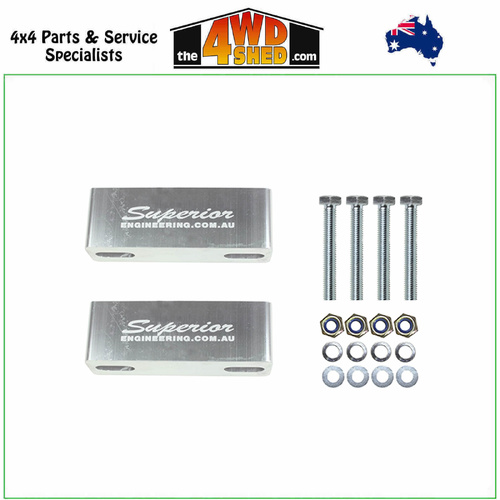 Superior Billet Series 6061-T6 Alloy Sway Bar Extensions Toyota LandCruiser 76 78 79 80 105 Series - Front