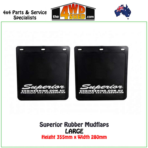 Superior Rubber Mudflaps - Large