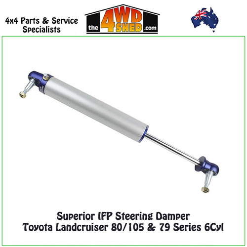 IFP Steering Damper Toyota Landcruiser 80 105 79 Series (6cyl)