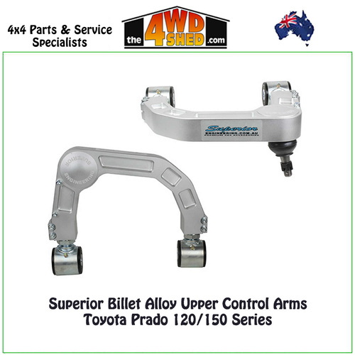 Superior Billet Alloy Upper Control Arms Toyota Prado 120 150 Series