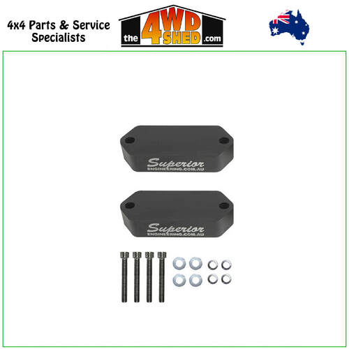 Bump Stop Extensions Toyota Landcruiser 76 78 79 80 105 Series Rear - 25mm