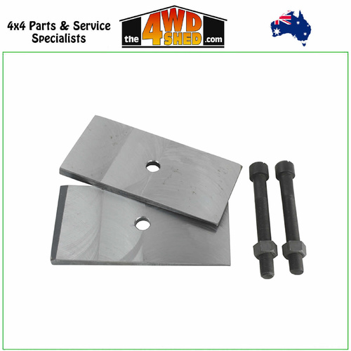 3 Degree Castor Wedges 70mm Wide - PAIR