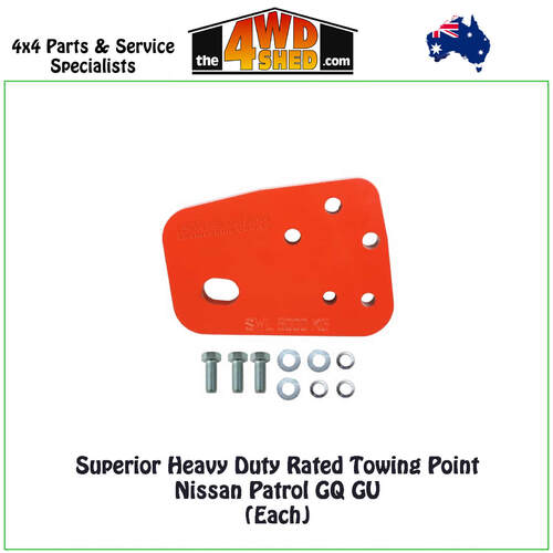 Superior Heavy Duty Rated Towing Point Nissan Patrol GQ GU (Each)