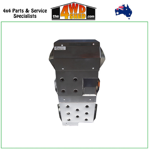 Superior Engine Gearbox Guard Bash Plate Kit Fitted With Up To 40mm Diff Drop Toyota Hilux N80 2015-2025