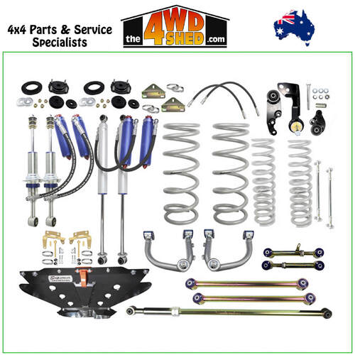 Superior Remote Reservoir 2.0 4 Inch 100mm Lift Kit Toyota Landcruiser 300 Series