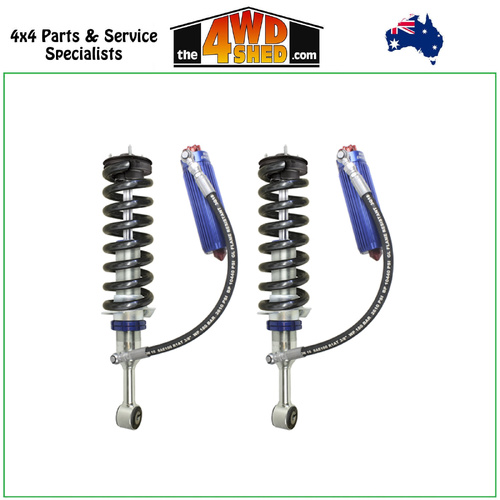 Superior Adjustable 2.0 Monotube Remote Reservoir Pre-Assembled Struts Front 2-3 Inch 50-75mm Lift Toyota Landcruiser 300 Series