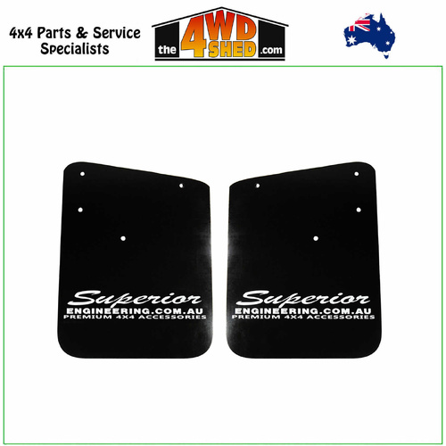 Superior Premium Mudflaps Toyota Landcruiser 300 Series - Front (Pair)