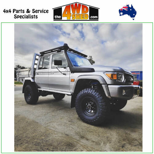Outback Tourer Mid-Lift Weld In Coil Conversion 35" Tyres Track Corrected Chromoly Diamond Diff 4.2T GVM Toyota Landcruiser 79 Series Gen 3 Dual Cab