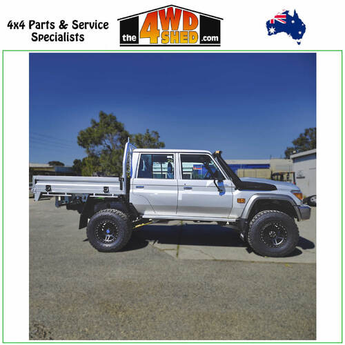 Outback Tourer Mid-Lift Bolt In Coil Conversion 35" Tyres Track Corrected Chromoly Diamond Diff 4.2T GVM Toyota Landcruiser 79 Series Gen 3 Dual Cab