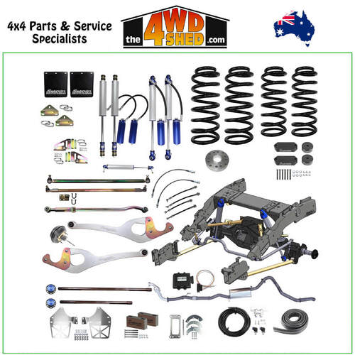 Superior Outback Tourer Bolt In Coil Conversion Mid-Lift 3.9T GVM Chromoly Diamond Diff Toyota Landcruiser 76 Series Gen 3