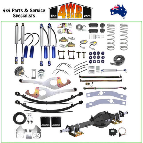 Superior Outback Tourer Leaf Sprung Mid-Lift 3.9T GVM Chromoly Diamond Diff Toyota Landcruiser 76 Series Gen 3