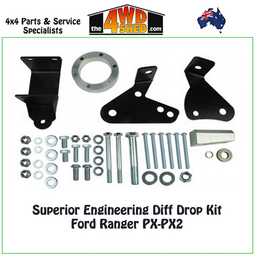 Superior 25mm Diff Drop Kit Ford Ranger PX1 PX2